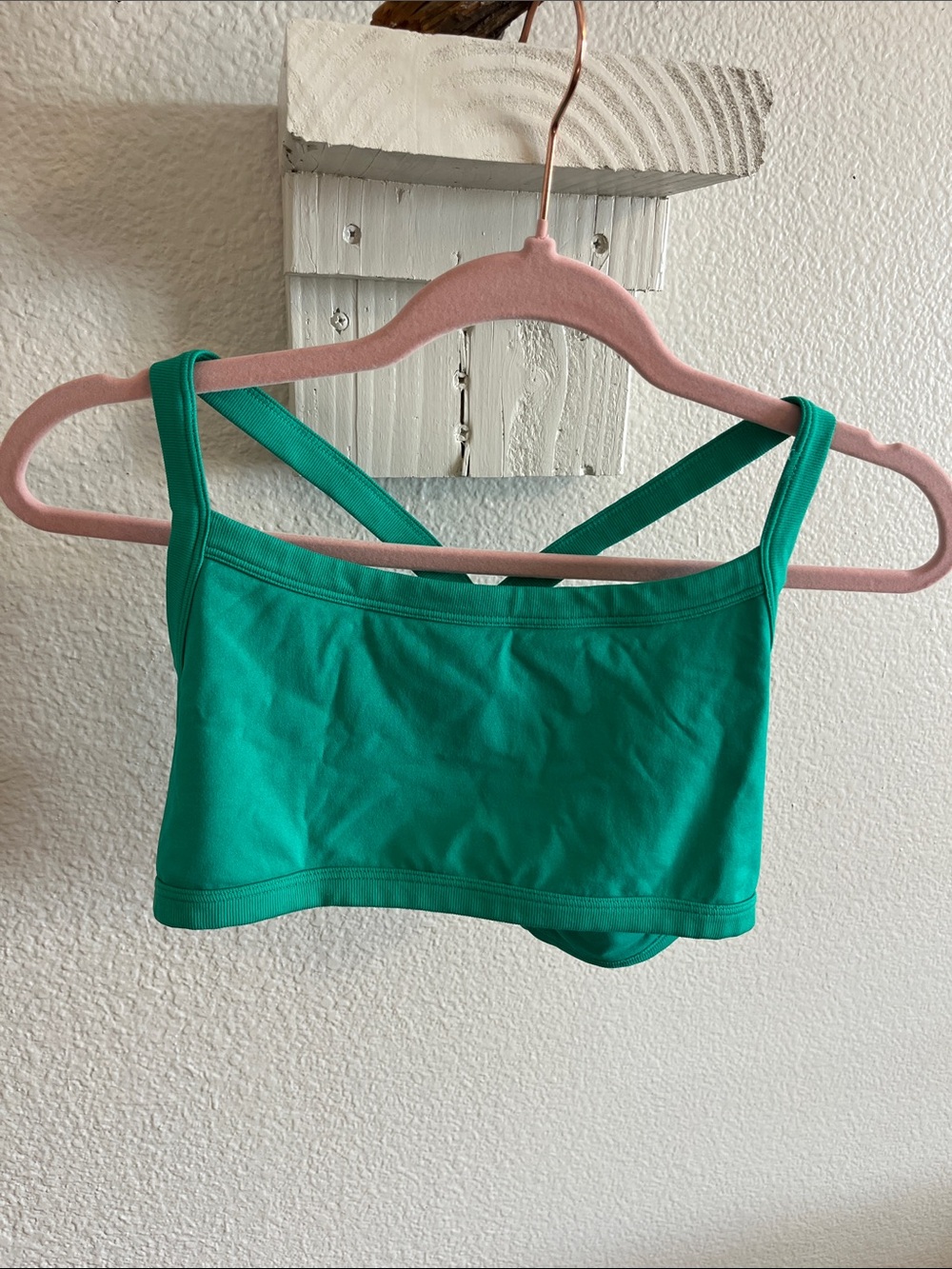 Colsie Green Racerback sports bra